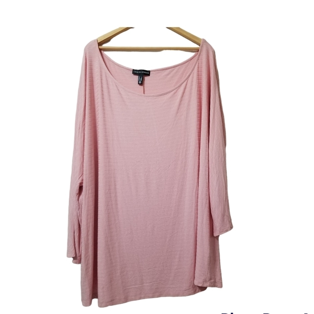 Love & legend plus size viscose/elastane top Size 4x